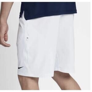 Nike Men's White Sports Shorts